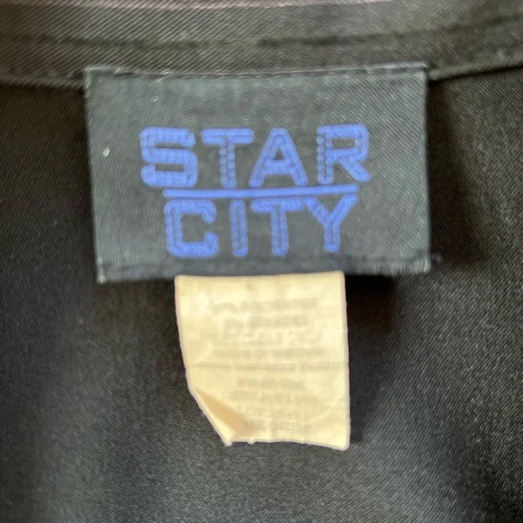 Vintage Star City Pinstriped Blazer - Picture 6 of 7